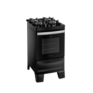 Fogão Atlas Agile Up 4 Bocas com Mesa de Vidro Bivolt - Preto