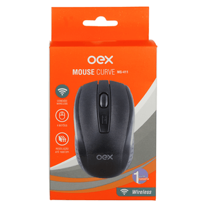Mouse Oex Curve sem Fio MS411