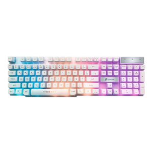 Teclado Oex Gamer Force X TC201 Branco