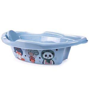 Banheira Plasútil Bebê Decorada Bichinhos Menino 21 litros