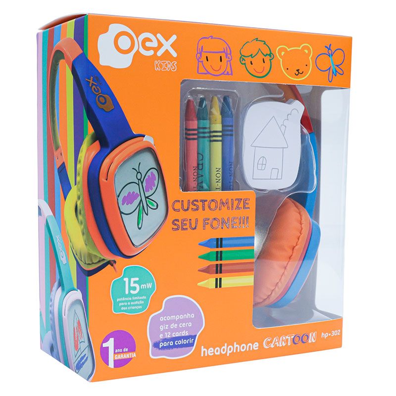 headphone-oex-cartoon-hp302-vermelho-e-azul-1