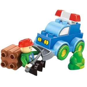 Brinquedo de Montar e Desmontar Block Brinq Ação Móvel Policia - Polibrinq
