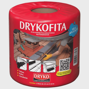 Fita Asfáltica Multiuso Autoadesiva 15 cm Drykofita