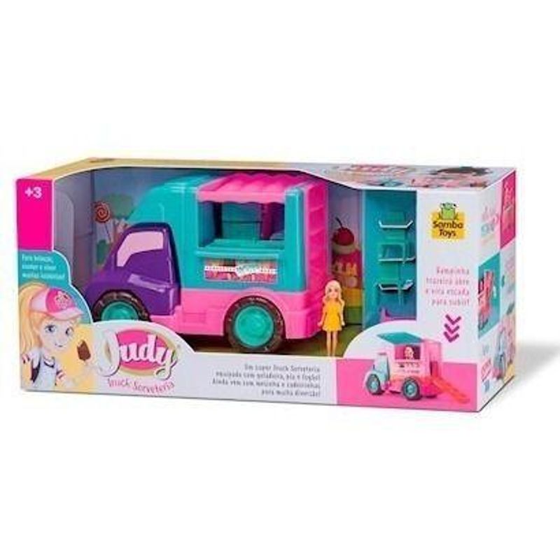Caminhão de Sorvete da Judy - Samba Toys - ARMARINHOS 3 PATETAS LTDA