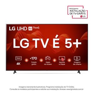 Smart Tv LG 70" 4K UHD ThinQ AI HDR Bluetooth Alexa Google Assistente Airplay e HDMI - 70UR8750PSA