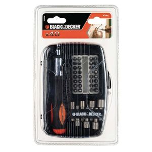 Conjunto com Chave Catraca com 40 peças Black Decker