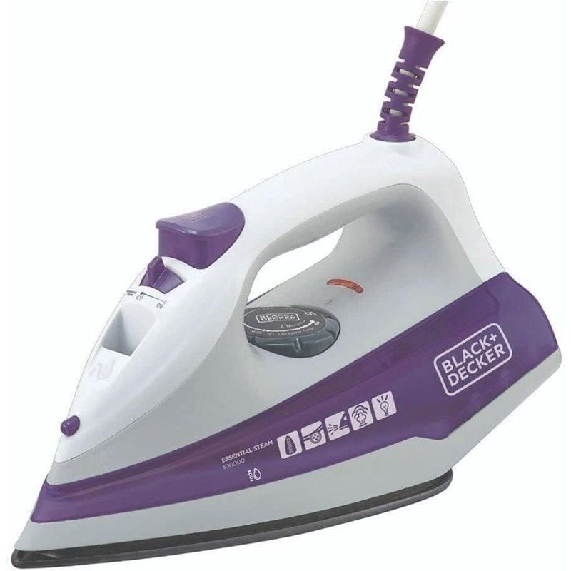 Ferro Vapor Black Decker FX1000 Branco Roxo 127 V