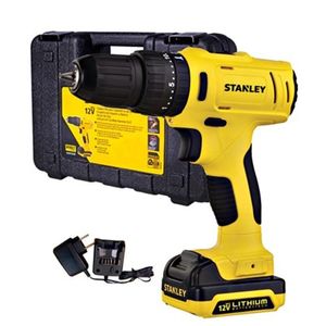 Furadeira / Parafusadeira Stanley Impacto Bateria + Maleta 12 V