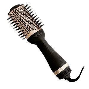 Escova Secadora Sublime Liss Mallory 127 V - Preta / Dourada