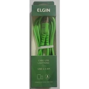Cabo Usb 2.0 Apple Lightning Elgin Verde