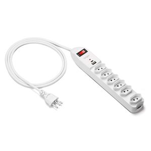 Filtro Linha USB Elgin Tipo A+C 10 A - 6 Tomadas
