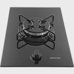 Fog o de Mesa Cooktop Suggar a G s Tri-Chama Esmaltado 1 Boca Preto - FG0101AVP 1