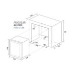 Frigobar Suggar 46 Litros Inox 127 V - FB4611IX 3