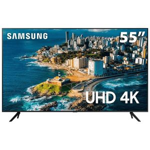 Smart Tv Samsung 55" Crystal 4K UHD HDR Bluetooth Bivolt Preto - 55CU7700