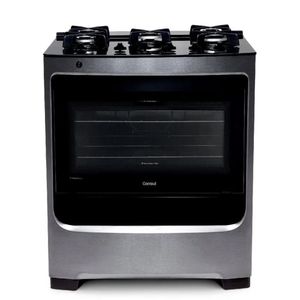 Fogão Consul Inox com Mesa de Vidro - 5 Bocas