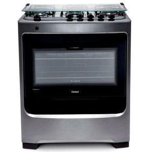 Fogão Consul Inox com Acendimento Automático - 5 Bocas