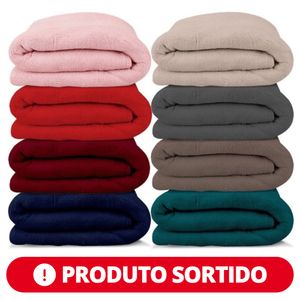 Manta Jolitex Casal Microfibra Dyuri Estampada 180 x 200 cm - Sortido
