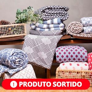 Cobertor Casal Camesa Loft Microfibra Estampado