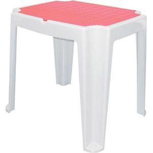 Mesa Infantil Tramontina Versa em Polipropileno Rosa e Branco