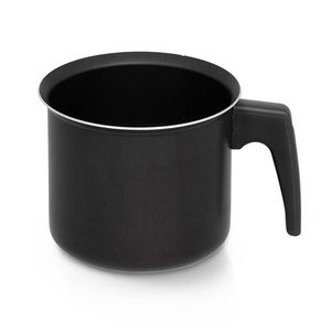 Caneca Nigro Criativa Antiaderente 10 cm Preto - 0,9 Litros