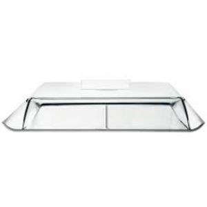 Porta Frios Tramontina Quadrata em Aço Inox com Cúpula Transparente