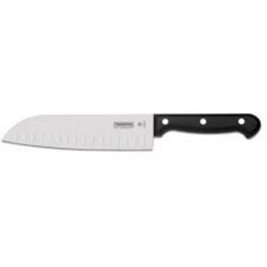 Faca Santoku Tramontina Ultracorte com Lâmina em Aço Inox e Cabo de Polipropileno Preto 7