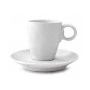 Xícara de Café Germer com Pires Pingada 80ml - Branco