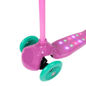 Patinete Infantil Zumm 3 Rodas com Led Bel - Rosa