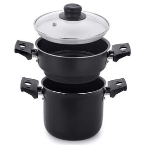 Cozi Vapor Multiflon Cuscuzeira Antiaderente de Alumínio - 14cm
