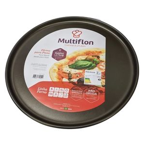 Fôrma para Pizza Multiflon Antiaderente de Alumínio - 35cm