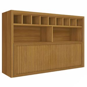 Armário Aéreo Nesher 1 Porta Basculante Adega Baronesa Imperatriz 120Cm Freijó