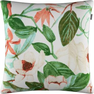 Capa para Almofada Adomes Acqualine Block Ilustre  45 cm x 45 cm - Floral Bege
