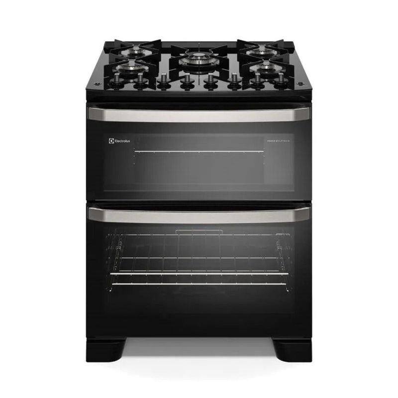 fogao-experience-duplo-forno-electrolux-preto-5-bocas