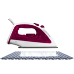 ferro-a-vapor-arno-essentialgliss-com-base-antiaderente-rosa-e-branco-fmq-6