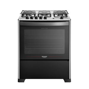 Fogão Dako Magister 5 Bocas com Mesa Inox Bivolt - Preto