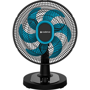 Ventilador de Mesa Cadence 40cm Refresh Pro 127V Preto e Azul - VTR420