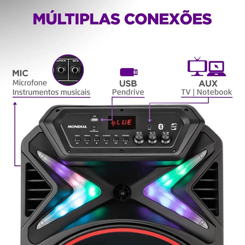 caixa-amplificada-mondial-connect-lights-plus-bivolt-preta-cm-700-3