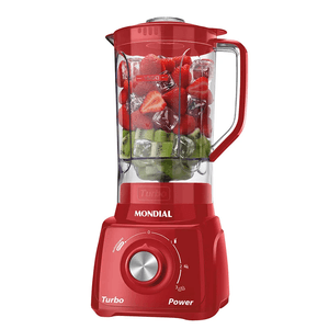 Liquidificador Mondial Turbo Power com Filtro 550W 127V Vermelho - L-99-FR