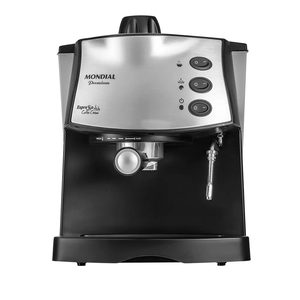 Máquina de Café Expresso Mondial Coffee Cream 830W 127V Preto/Inox - C-08