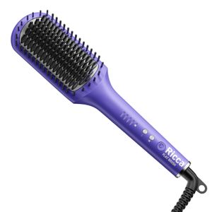 Escova Alisadora Ricca Flat Brush Bivolt