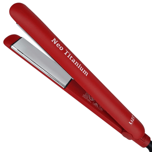 Prancha Lizz Neo Titanium Bivolt Vermelha - JJ2000
