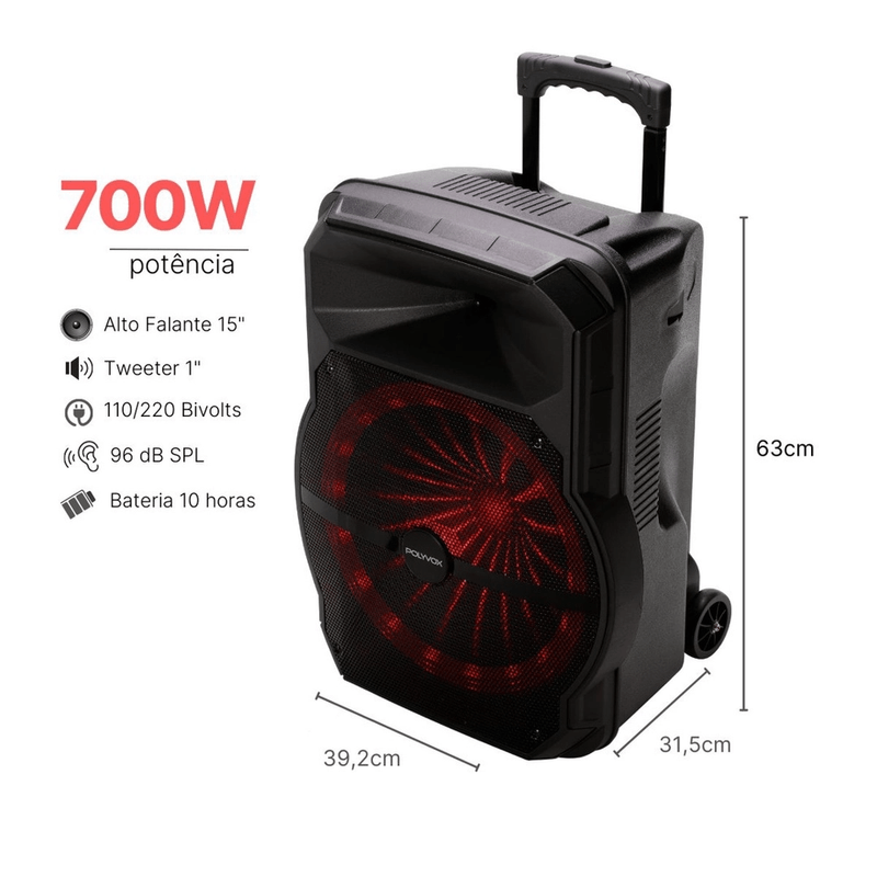 caixa-de-som-amplificada-polyvox-com-bluetooth-bateria-10-horas-tws-e-woofer-15-preta-xc-715t-6