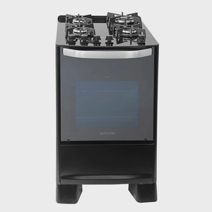 Fogão Suggar Master Grill 4 Queimadores Preto - FGVMTG411PT