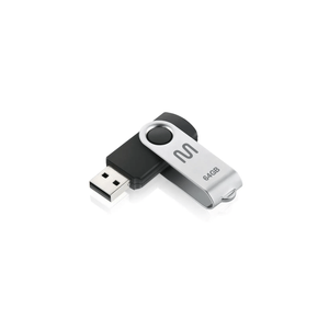 Pen Drive Multilaser Twist 64GB USB Leitura 10MB/s e Gravação 3MB/s Preto - PD590