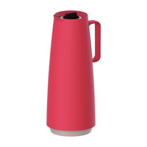 Bule Térmico Tramontina Exata em Plástico Magenta com Ampola de Vidro - 1 Litro