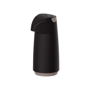 Garrafa Térmica Tramontina Exata em Plástico Preto Ampola de Vidro - 1 Litro