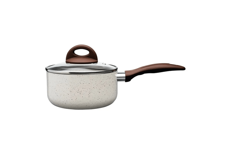 Conjunto de Panelas Brinox Ceramic Life Smart Plus Vanilla - 6 Peças