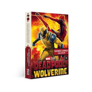 Quebra-cabeça Game Office Deadpool e Wolverine - 500 Peças