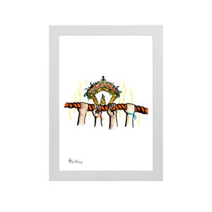 Quadro Decorativo Vipa Círio - 21 x 30cm