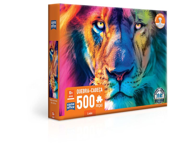 quebra-cabeca-game-office-leao-500-pecas